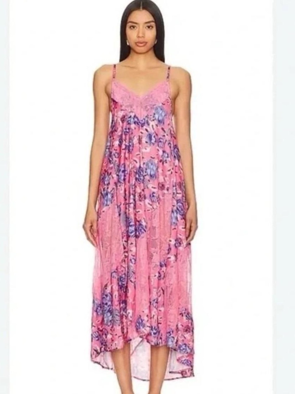 First Date printed maxi slip by Intimately Free People small